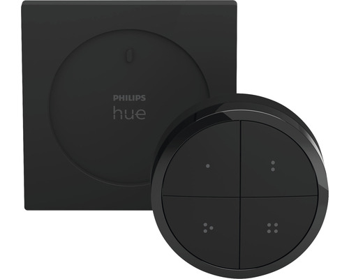 Commutateur/Télécommande Philips Hue Tap Dial noir accessoire pour système d'éclairage intelligent