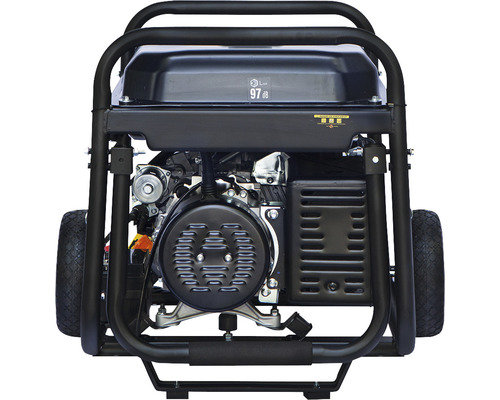 Groupe électrogène avec cadre et roues