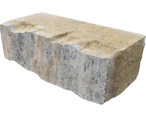 Pierre de construction iBrixx Rustic calcaire coquillier 40 x 20 x 10 cm