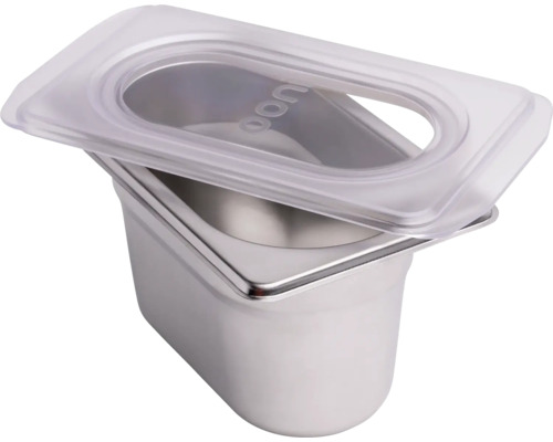 Edelstahlbehälter mit Deckel