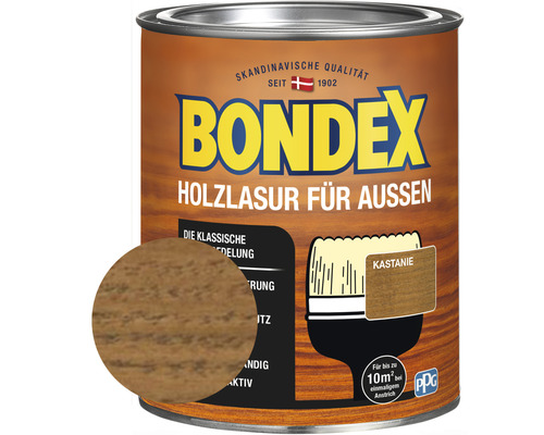Lasure pour bois BONDEX châtaignier 750 ml