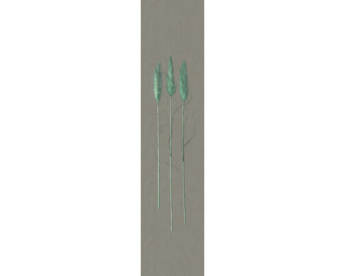 Papier peint panoramique intissé 33272 Natural Opulence by Felix Diener herbes gris vert 1 pce 70 x 330 cm