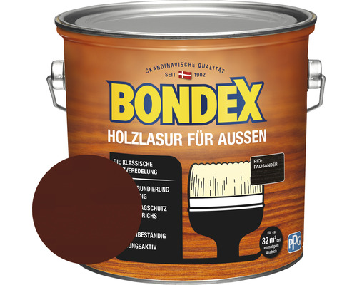 BONDEX Holzlasur rio palisander 2,5 l