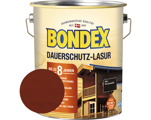 BONDEX Dauerschutz-Lasur rio palisander 4,0 l