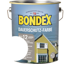 Peinture de protection durable pour bois BONDEX blanc neige 4,0 l