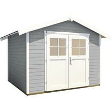 Gartenhaus weka 122 Gr. 1 inkl. Fußboden 285 x 239 cm grau