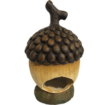 Abreuvoir décoratif pour oiseaux en forme de gland pour le jardin