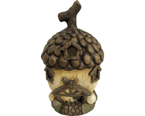 Lampe de jardin décorative en forme de maison de gland