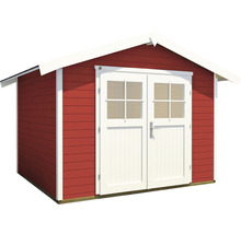 Gartenhaus weka 122 Gr. 2 inkl. Fußboden 285 x 270 cm schwedenrot