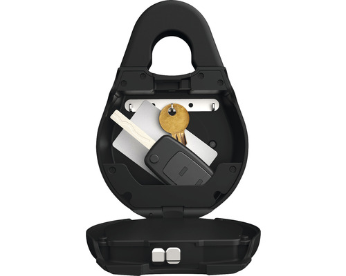 Coffre à clés ouvert avec clés