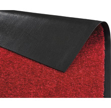 Tapis de sol avec surface textile et revêtement en caoutchouc