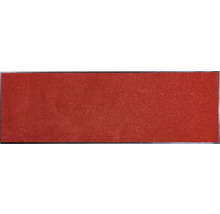 Paillasson en textile avec bordure métallique