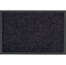 Paillasson avec surface textile et bordure en caoutchouc