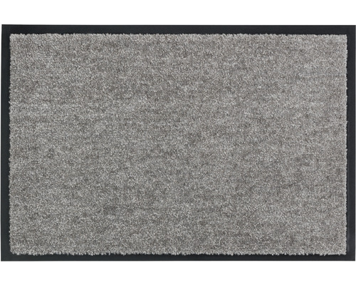 Paillasson gris avec bord foncé