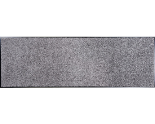 Paillasson gris avec bordure noire