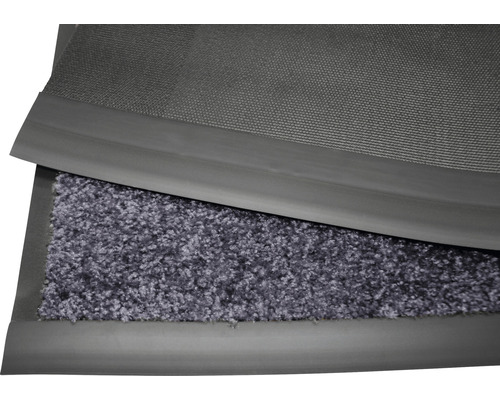 Fußmatte mit Textiloberfläche und Gummirand