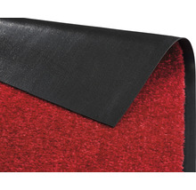 Tapis de protection rouge avec dos noir