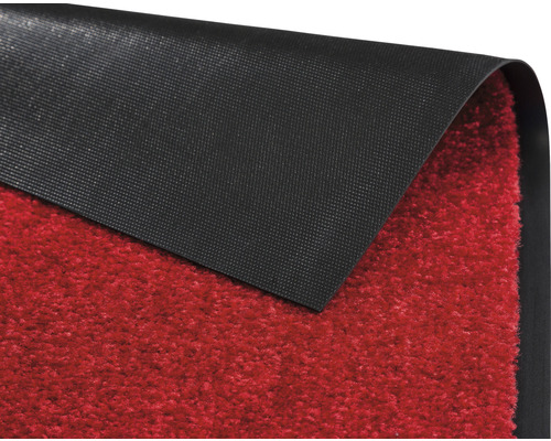 Tapis de protection rouge avec dos noir