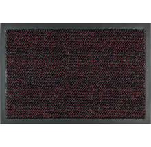 Paillasson avec surface textile et bordure en caoutchouc