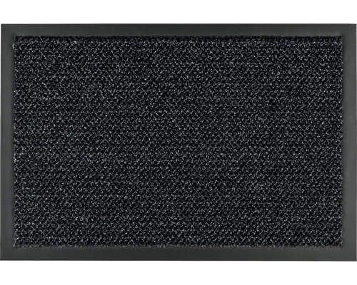 Schmutzfangläufer nach Maß Graphit grau 120 cm breit (Meterware) Fußmatte mit Rahmen