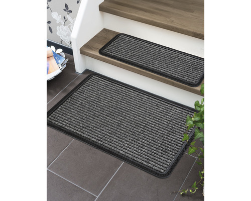 Tapis de sol et tapis d''escalier avec surface côtelée et bordure périphérique