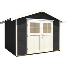 Gartenhaus weka 122 Gr. 3 inkl. Fußboden 380 x 239 cm anthrazit