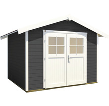 Gartenhaus weka 122 Gr. 4 inkl. Fußboden 380 x 274 cm anthrazit