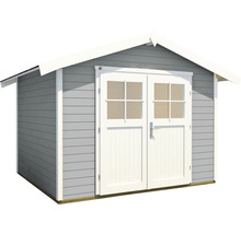 Gartenhaus weka 122 Gr. 5 inkl. Fußboden 380 x 324 cm grau