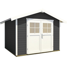 Gartenhaus weka 122 Gr. 5 inkl. Fußboden 380 x 324 cm anthrazit