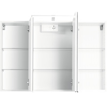 Spiegelschrank Held Möbel 100 x 20 x 66 cm weiß 3-türig 005