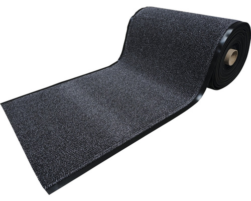 Passage de tapis gris sur un rouleau