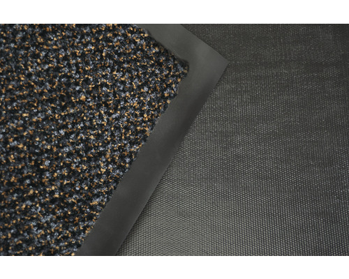 Paillasson avec surface textile et dos en caoutchouc