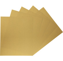 Feuille de papier abrasif RAUTNER pour cale à poncer ponceuse vibrante oxyde d'aluminium granulométrie 180 or 230 x 280 mm-thumb-1