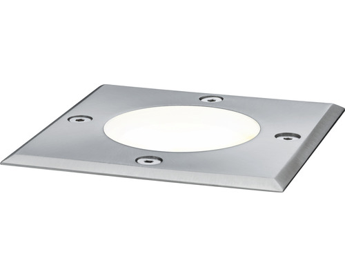 Quadratische Bodeneinbauleuchte aus Metall