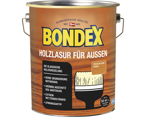 BONDEX Holzlasur oregon pinie 4,0 l