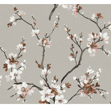 Papier peint à motif floral