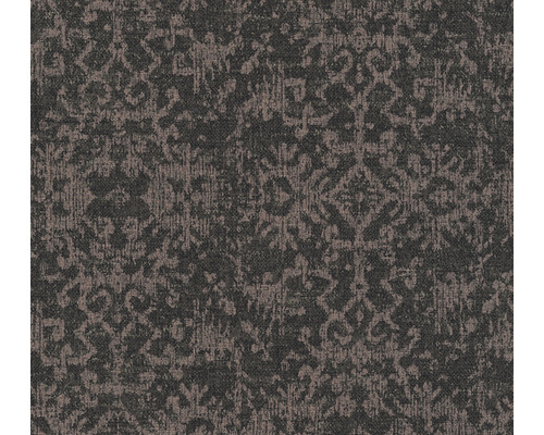 Papier peint intissé 38521-2 Desert Lodge motif ethnique noir Tapis à motifs avec motif floral