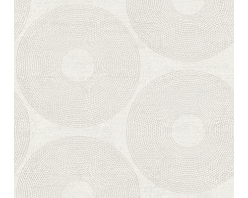 Papier peint intissé 38524-1 Desert Lodge cercles gris clair