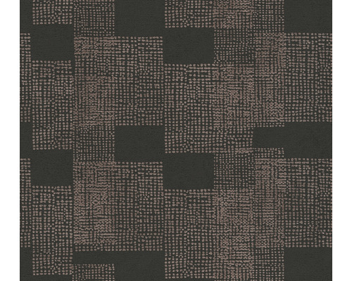 Papier peint intissé 38525-2 Desert Lodge motif ethnique géométrique noir cuivre