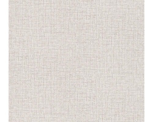 Papier peint intissé 38528-1 Desert Lodge aspect textile uni gris blanc