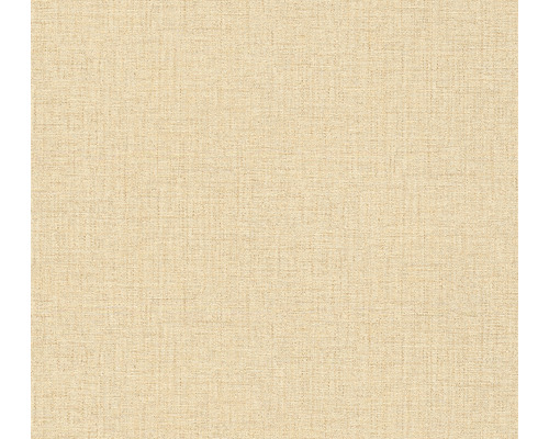 Papier peint intissé 38528-5 Desert Lodge aspect textile uni beige Gros plan d''un papier peint textile clair avec une structure fine