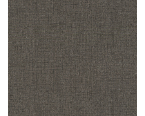 Papier peint intissé 38529-2 Desert Lodge aspect textile uni marron Papier peint textile à structure fine