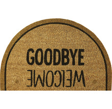 Kokosmatte Coco Gold welcome / goodbye 40x60 cm-thumb-1