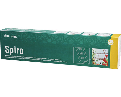 Juliana Spiro Ouvre-fenêtre automatique avec thermomètre intégré dans un emballage vert