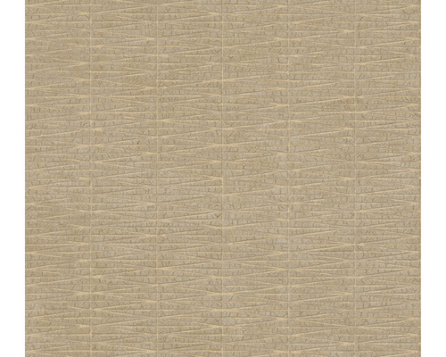 Papier peint intissé 38597-1 #Hygge motif ethno beige marron