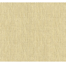 Papier peint intissé 38612-3 #Hygge structure tissu raphia jaune