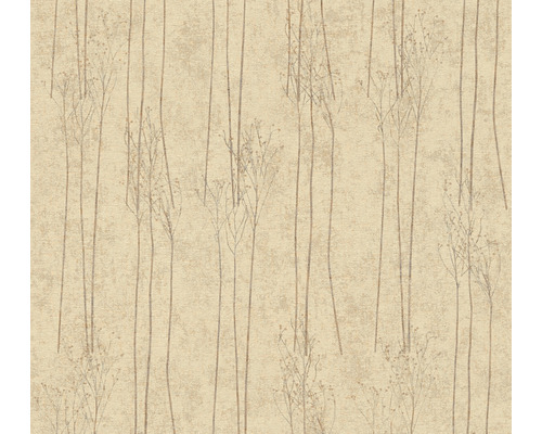 Papier peint intissé 38614-1 #Hygge branches fines beige marron