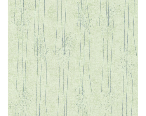 Papier peint intissé 38614-4 #Hygge branches fines vert Papier peint avec motif de plantes