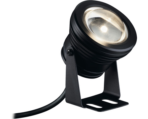 Spot Paulmann Plug & Shine LED Pool 5W 300 lm 3000 K IP68 spot individuel noir avec alimentation de 2 m 230/24 V