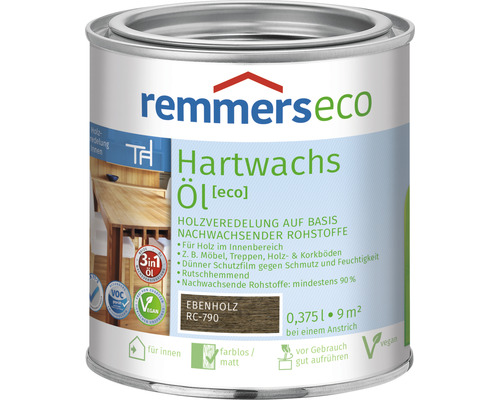 Remmers eco Hartwachsöl ebenholz 375 ml